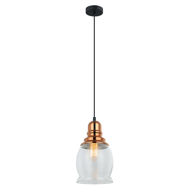 Светильник декоративный подвесной ТМ FamettoDLC-V401 E27 COPPER , серия Vintage